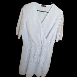 Shein baby blue dress size XL